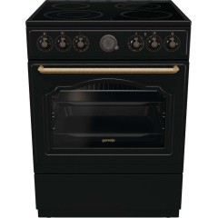 Gorenje GECS6B71CLB Κουζίνα 71lt με Κεραμικές Εστίες Π60εκ. Μαύρη